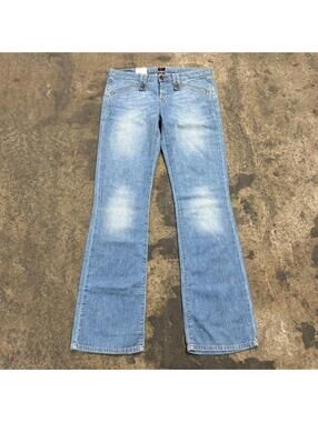 Y2K Vintage Big Star "Leila" Low-Rise Light Wash Flare Jeans